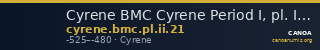 Cyrene BMC Cyrene Period I, pl. II, 21 — CANOA