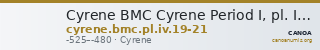 Cyrene BMC Cyrene Period I, pl. IV, 19-21 — CANOA
