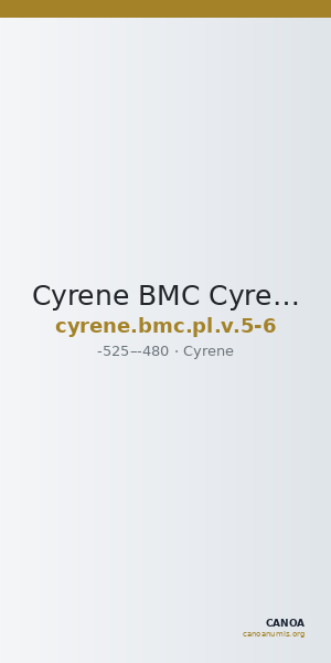 Cyrene BMC Cyrene Period I, pl. V, 5-6 — CANOA