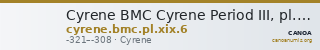 Cyrene BMC Cyrene Period III, pl. XIX, 6 — CANOA