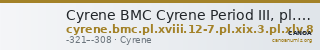 Cyrene BMC Cyrene Period III, pl. XVIII, 12-7, pl. XIX, 3, pl. XLV, 8 — CANOA