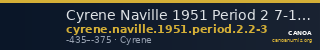 Cyrene Naville 1951 Period 2 7-10.13 — CANOA