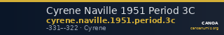 Cyrene Naville 1951 Period 3C — CANOA
