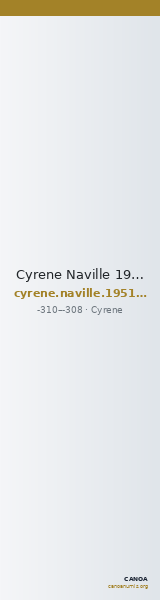 Cyrene Naville 1951 Period 7.145-148.155 — CANOA