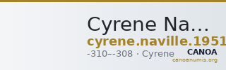 Cyrene Naville 1951 Period 7.145-148.155 — CANOA