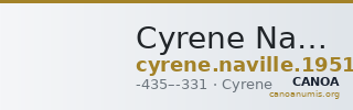 Cyrene Naville 1951 Type B — CANOA
