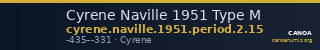 Cyrene Naville 1951 Type M — CANOA