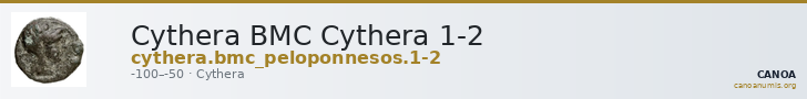Cythera BMC Cythera 1-2 — CANOA