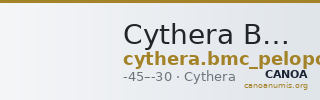 Cythera BMC Cythera 12-3 — CANOA