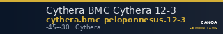 Cythera BMC Cythera 12-3 — CANOA