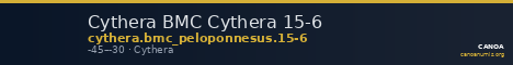 Cythera BMC Cythera 15-6 — CANOA