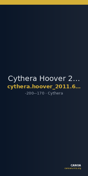 Cythera Hoover 2011 651 — CANOA