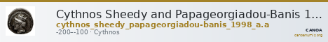 Cythnos Sheedy and Papageorgiadou-Banis 1998 A.a — CANOA