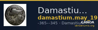 Damastium May 1939 Group VII drachms — CANOA