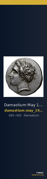 Damastium May 1939 Group VII tetradrachms — CANOA