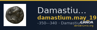 Damastium May 1939 Group VIII drachms — CANOA