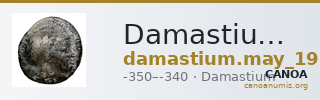 Damastium May 1939 Group VIII tetrobols — CANOA