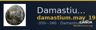 Damastium May 1939 Group VIII tetrobols — CANOA