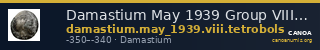 Damastium May 1939 Group VIII tetrobols — CANOA