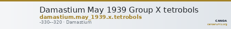 Damastium May 1939 Group X tetrobols — CANOA