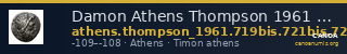 Damon Athens Thompson 1961 719bis, 721bis, 723-734 — CANOA
