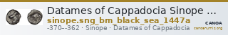 Datames of Cappadocia Sinope SNG BM Black Sea 1447A — CANOA