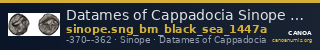 Datames of Cappadocia Sinope SNG BM Black Sea 1447A — CANOA