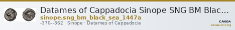 Datames of Cappadocia Sinope SNG BM Black Sea 1447A — CANOA
