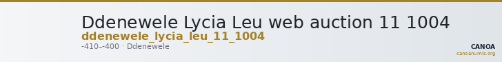 Ddenewele Lycia Leu web auction 11 1004 — CANOA