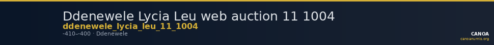 Ddenewele Lycia Leu web auction 11 1004 — CANOA