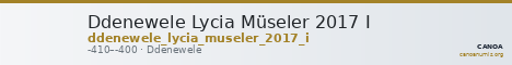 Ddenewele Lycia Müseler 2017 I — CANOA