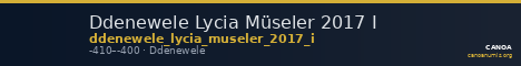 Ddenewele Lycia Müseler 2017 I — CANOA