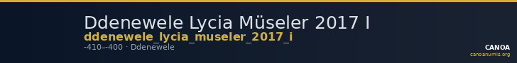 Ddenewele Lycia Müseler 2017 I — CANOA