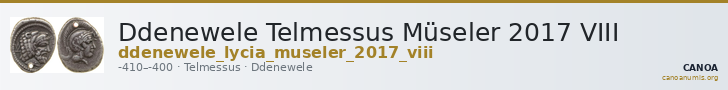 Ddenewele Telmessus Müseler 2017 VIII — CANOA