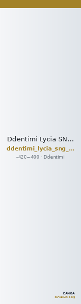 Ddentimi Lycia SNG Copenhagen Supplement 464 — CANOA