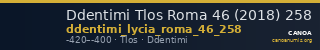 Ddentimi Tlos Roma 46 (2018) 258 — CANOA