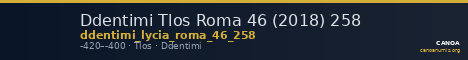 Ddentimi Tlos Roma 46 (2018) 258 — CANOA