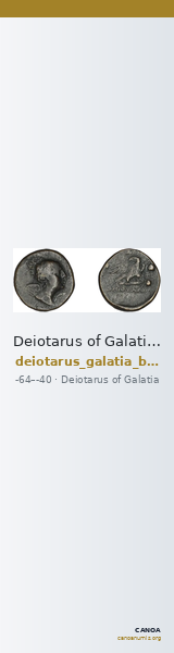 Deiotarus of Galatia Galatia BMC Deiotarus 1 — CANOA