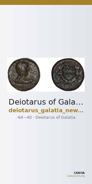 Deiotarus of Galatia Galatia Newell 1934 1 — CANOA