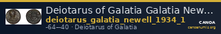 Deiotarus of Galatia Galatia Newell 1934 1 — CANOA