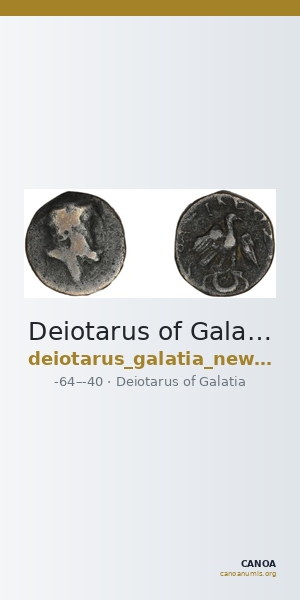 Deiotarus of Galatia Galatia Newell 1934 2 — CANOA