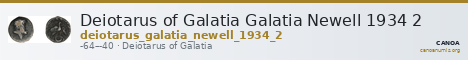 Deiotarus of Galatia Galatia Newell 1934 2 — CANOA