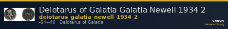 Deiotarus of Galatia Galatia Newell 1934 2 — CANOA