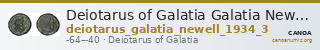 Deiotarus of Galatia Galatia Newell 1934 3 — CANOA