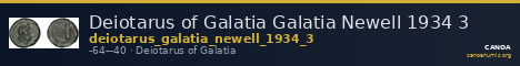 Deiotarus of Galatia Galatia Newell 1934 3 — CANOA