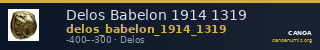 Delos Babelon 1914 1319 — CANOA