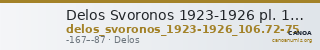 Delos Svoronos 1923-1926 pl. 106, n° 72-75 — CANOA