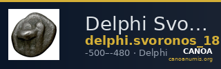 Delphi Svoronos 1896 1; 21 — CANOA
