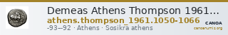 Demeas Athens Thompson 1961 1050-1066 — CANOA