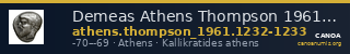 Demeas Athens Thompson 1961 1232-1233 — CANOA